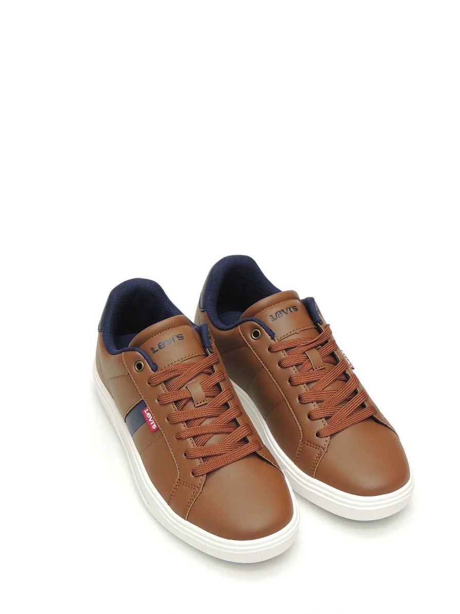 Hombre LEVIS | Sneakers Levis 235431 Piel Marron