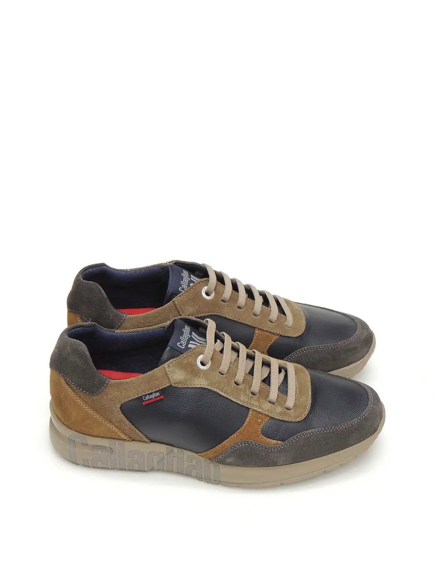 Hombre CALLAGHAN | Sneakers Callaghan 91324 Piel Marino