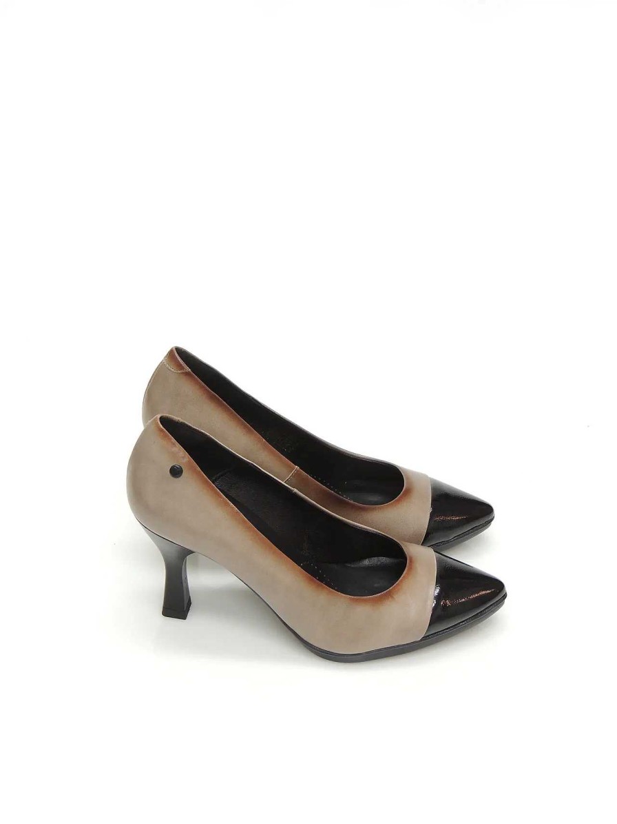 Mujer DESIREE | Zapatos Salon Desiree Sari 23 Piel Taupe