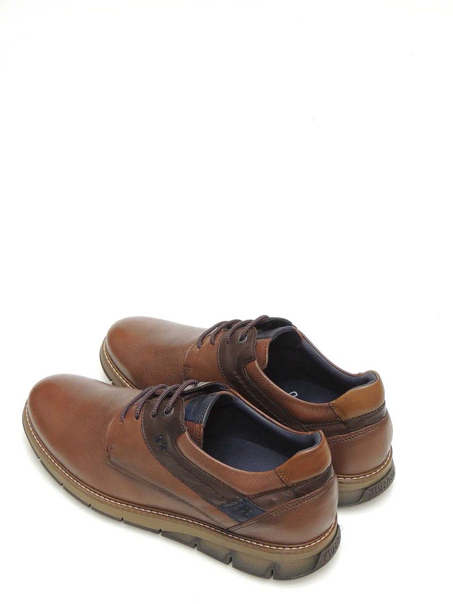 Hombre FLUCHOS | Zapatos Derby Fluchos F1578 Piel Marron