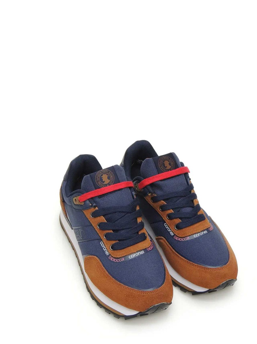 Hombre CORONEL TAPIOCCA | Sneakers Coronel Tapiocca T500-8 Piel Marino