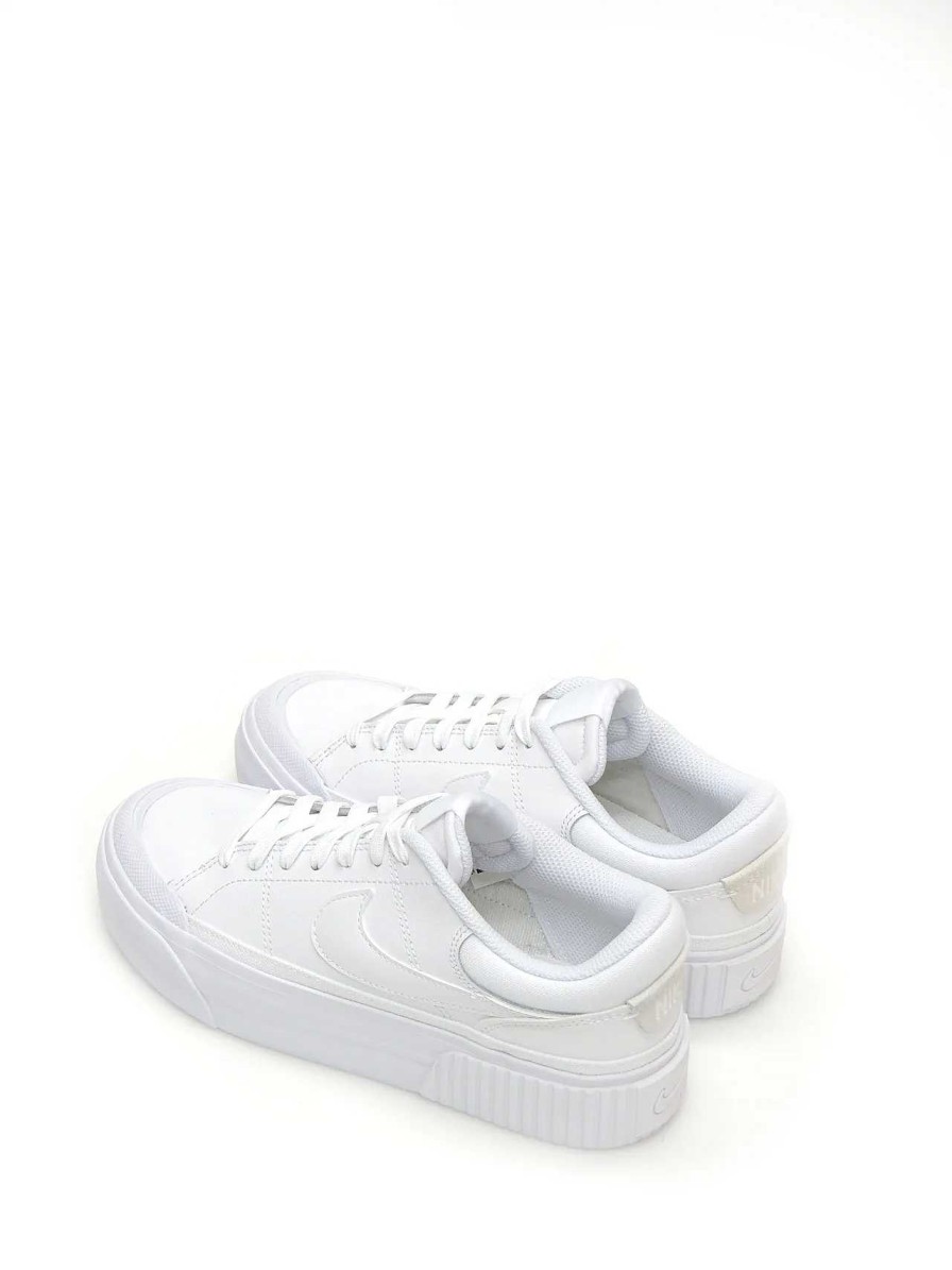 Mujer NIKE | Sneakers Nike Dm7590 Piel Blanco