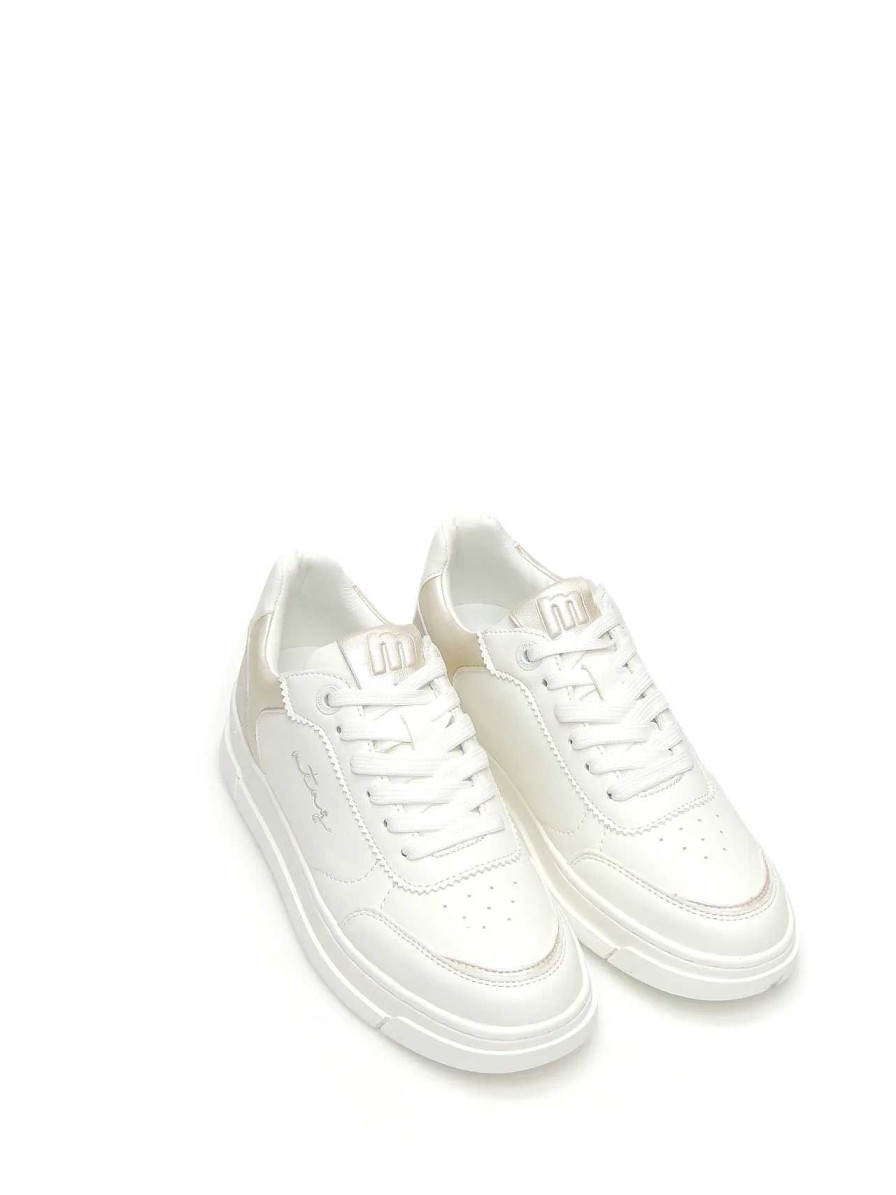 Mujer MUSTANG | Sneakers Mustang 60367 Polipiel Blanco