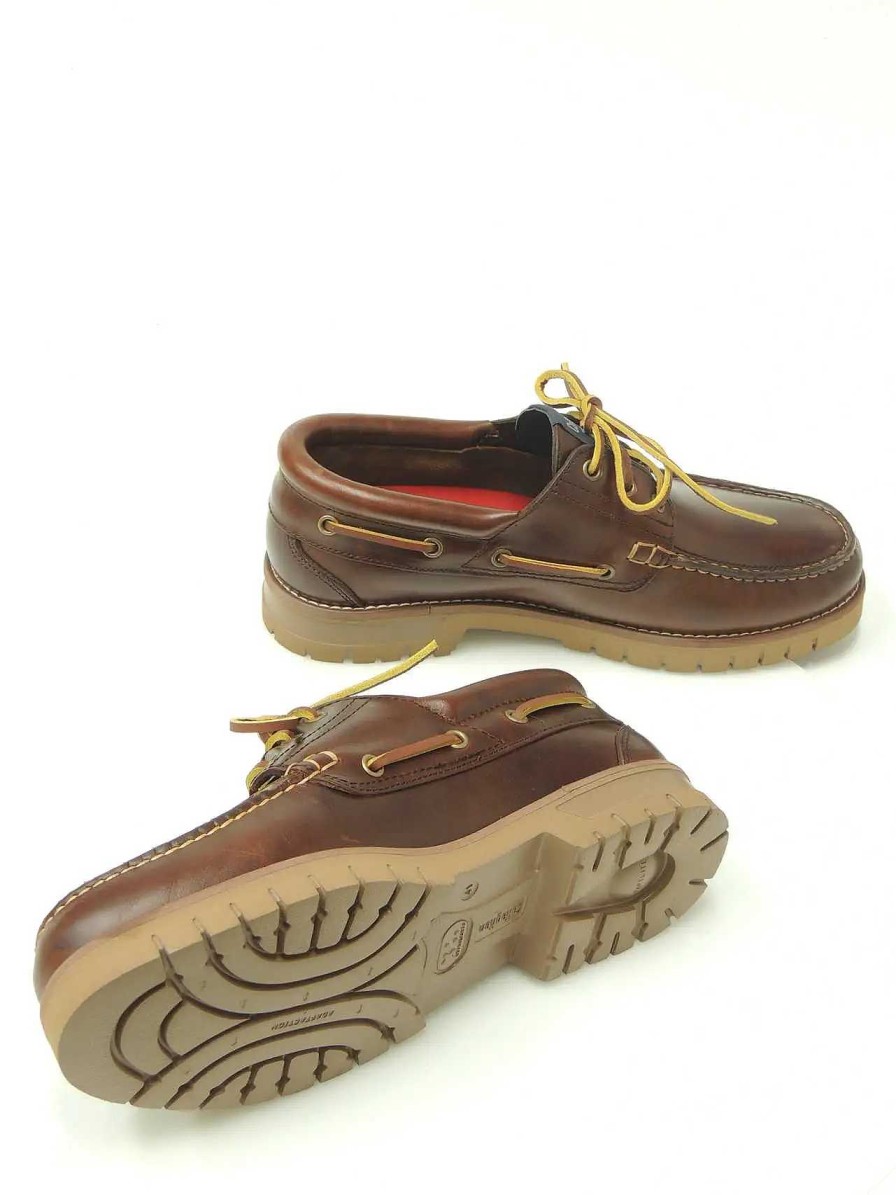 Hombre CALLAGHAN | Nauticos Callaghan 12500 Piel Marron