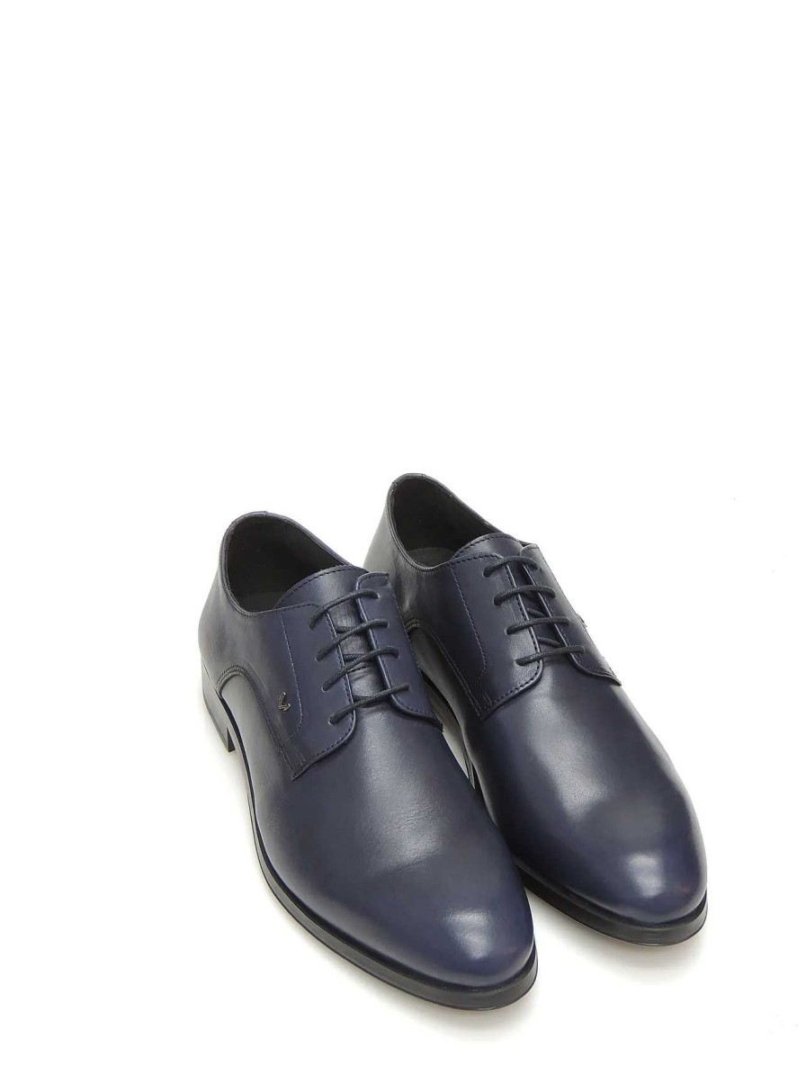 Hombre MARTINELLI | Zapatos Blucher Martinelli 1492-2630E Piel Marino