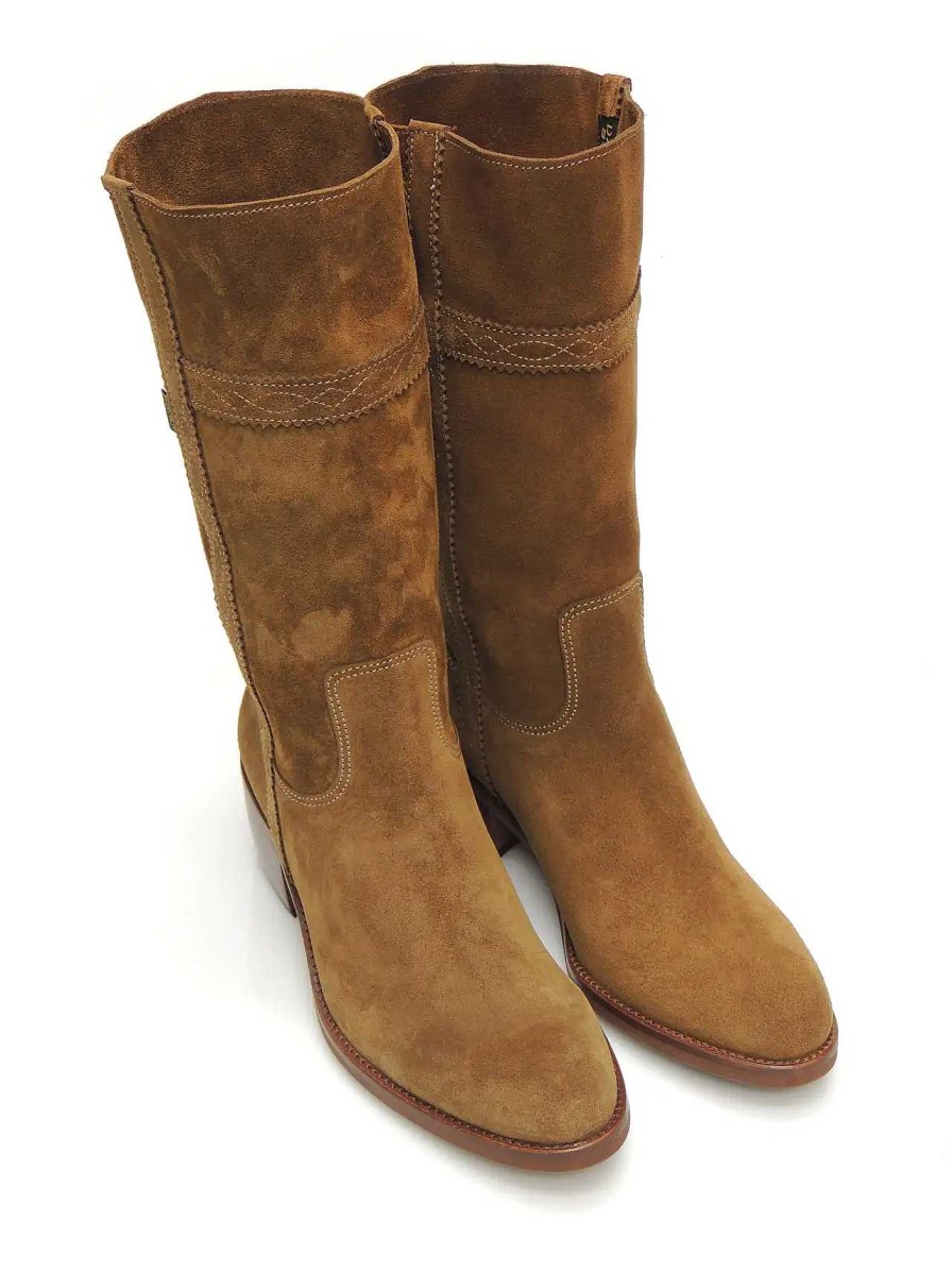 Mujer DAKOTA BOOTS | Botas Camperas Dakota Boots 476 Serraje Cuero