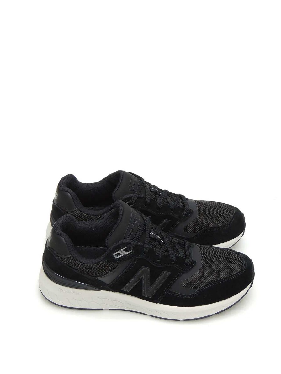 Hombre NEW BALANCE | Sneakers New Balance Mw880Bk6 Ante Negro