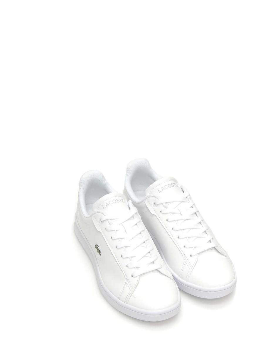 Mujer LACOSTE | Sneakers Lacoste Carnaby Jr Polipiel Blanco