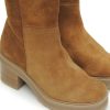 Mujer PORRONET | Botas Media Cana Porronet 4536 Serraje Cuero