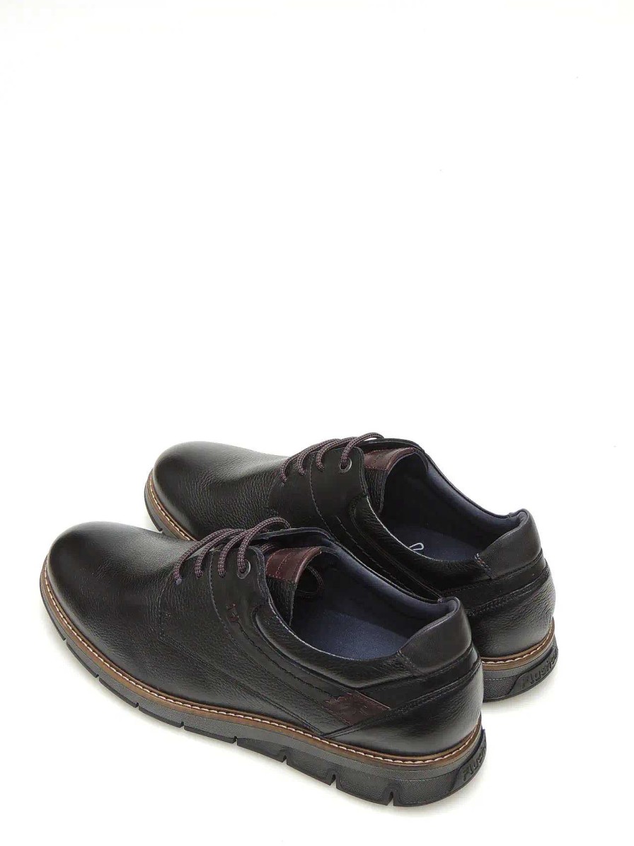 Hombre FLUCHOS | Zapatos Derby Fluchos F1578 Piel Negro