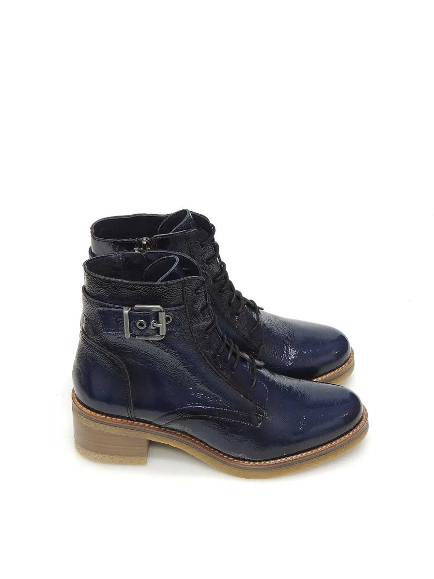 Mujer DORKING | Botas Militares Dorking D8686-Na Charol Marino