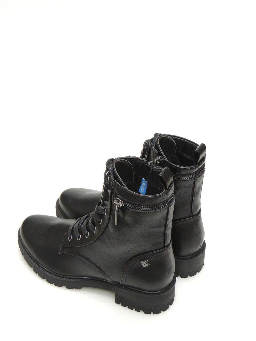 Mujer MUSTANG | Botas Militares Mustang 53208 Polipiel Negro