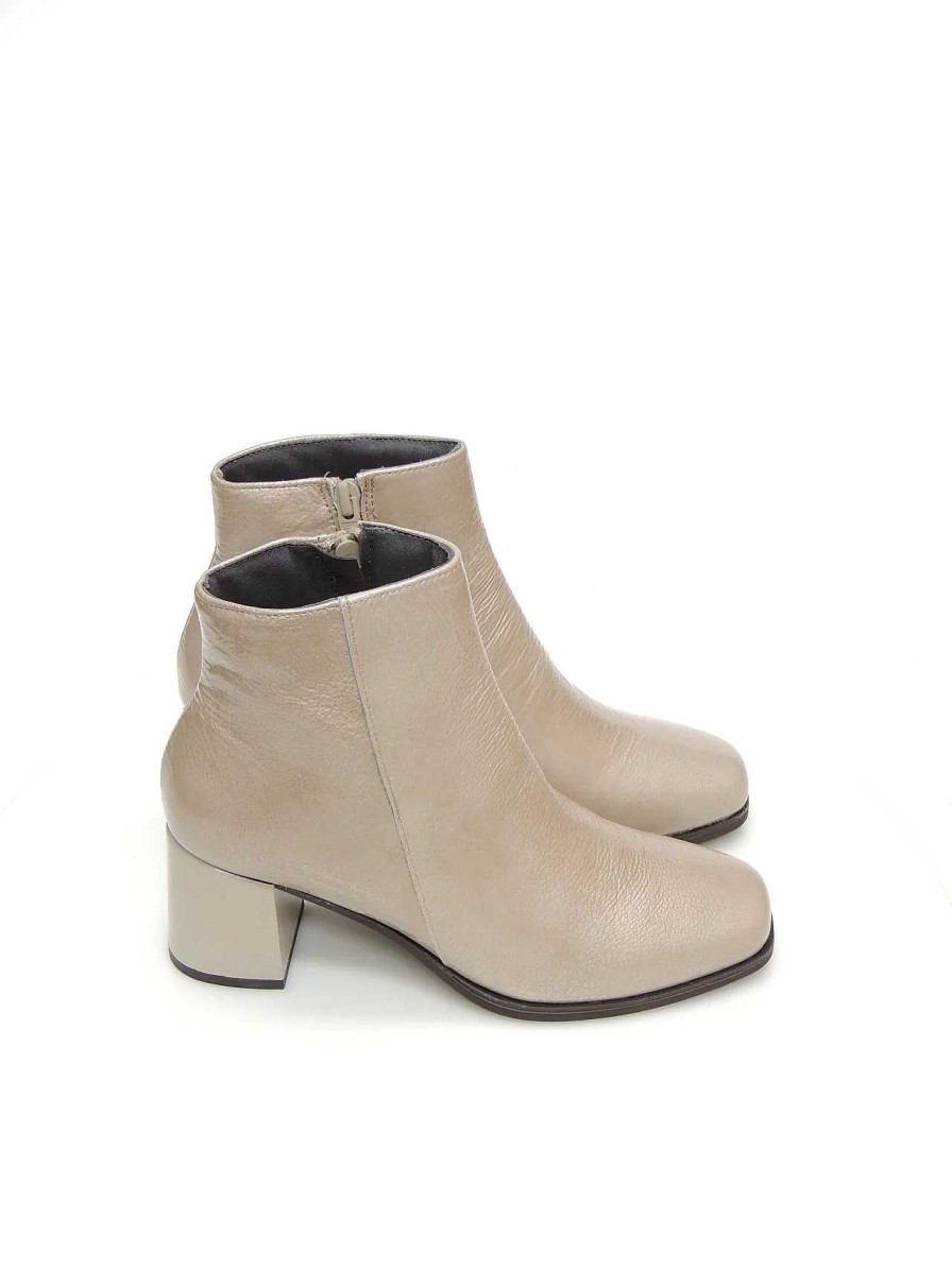 Mujer PITILLOS | Botines Pitillos 5405 Charol Taupe