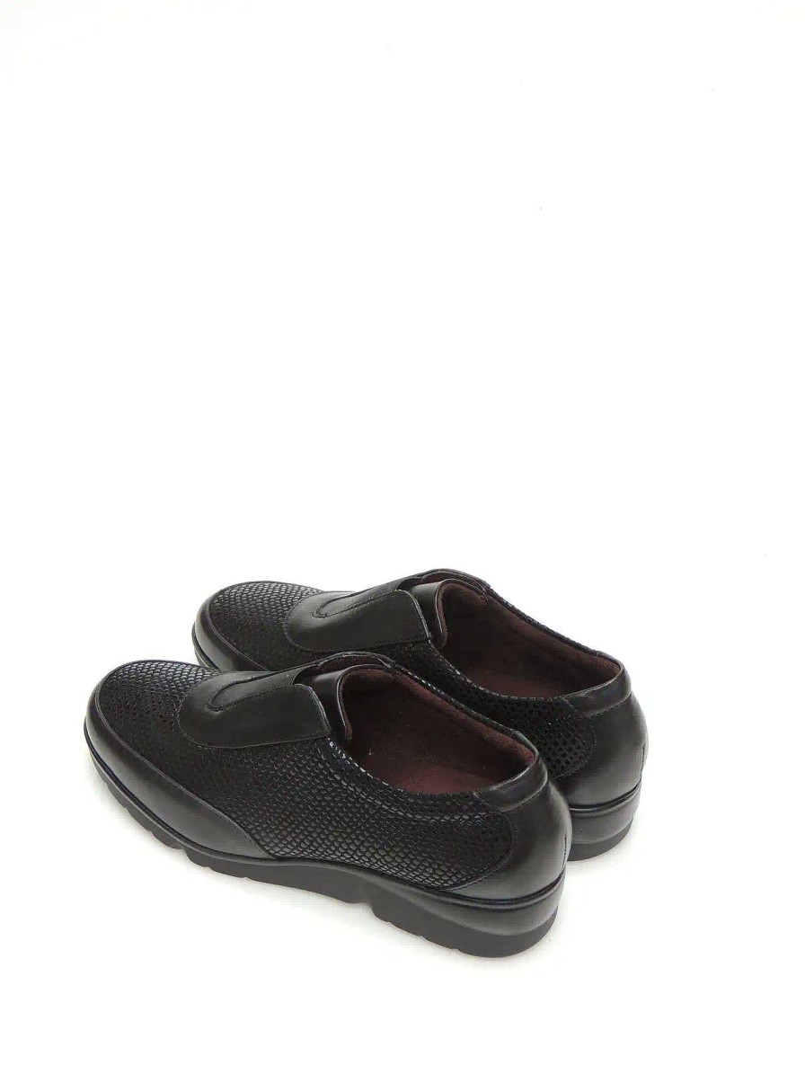 Mujer PITILLOS | Mocasines Pitillos 5308 Piel Negro