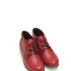 Mujer PEPE MENARGUES | Botines Blucher Pepe Menargues 20647 Piel Rojo