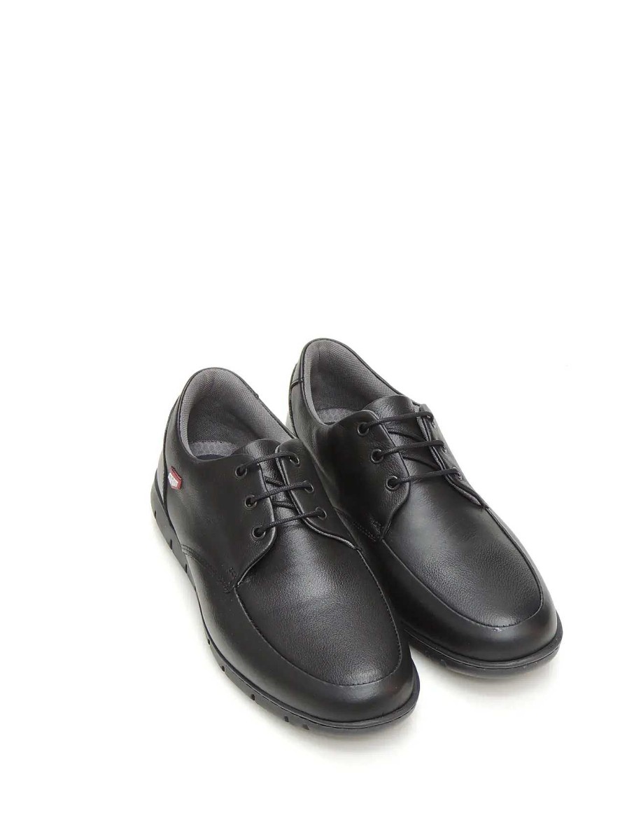 Hombre ONFOOT | Zapatos Derby Onfoot 8901 Piel Negro