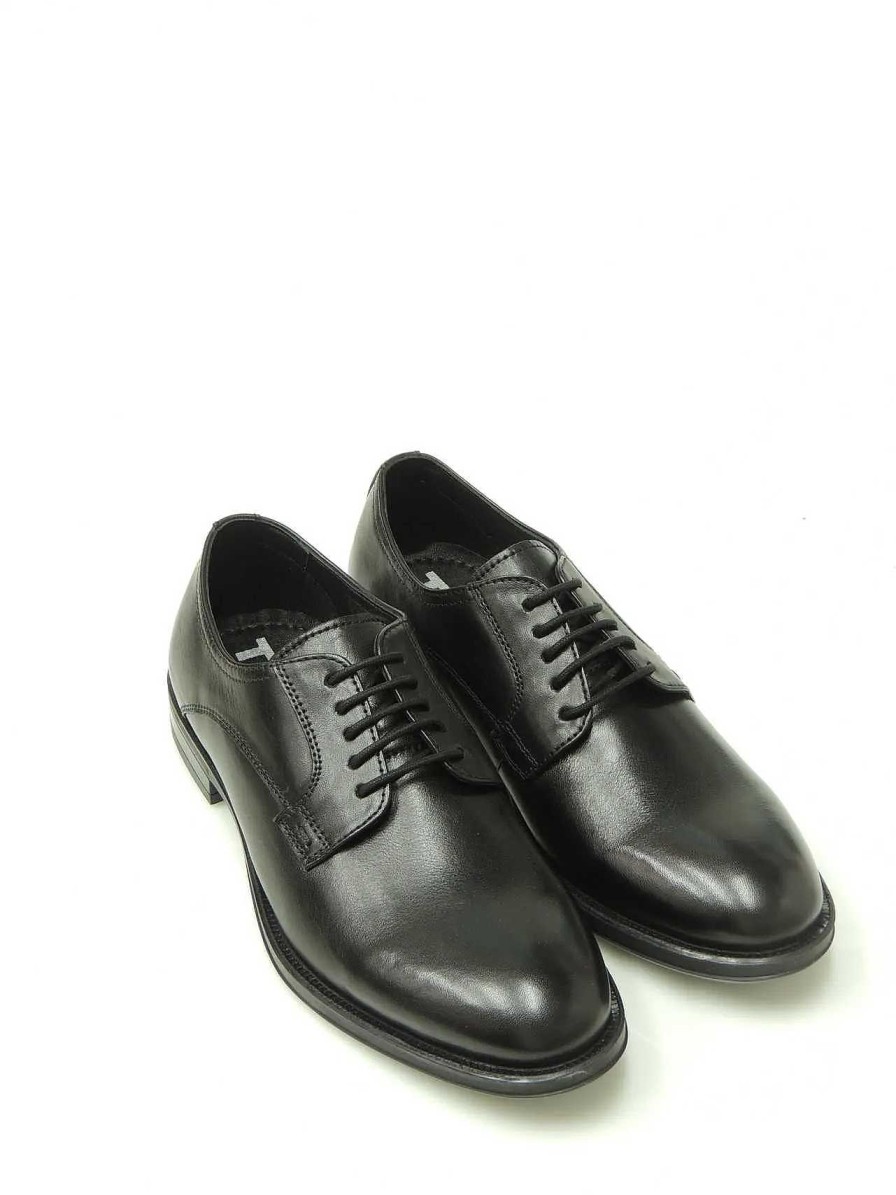 Hombre T2IN | Zapatos Blucher T2In V-413 Piel Negro