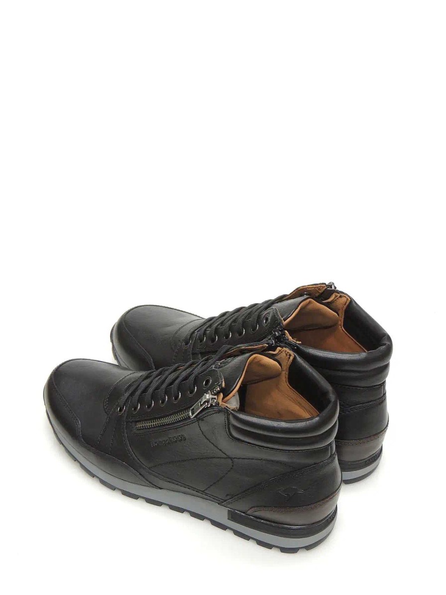 Hombre KANGAROOS | Sneakers Kangaroos 462-11 Piel Negro