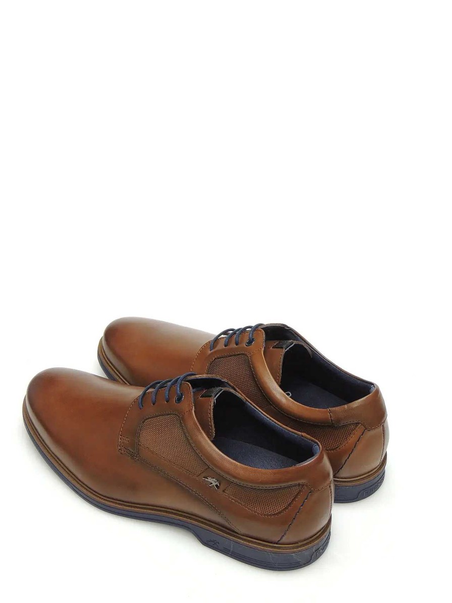 Hombre FLUCHOS | Zapatos Blucher Fluchos F1857 Piel Camel