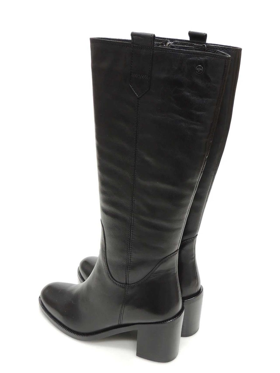 Mujer KANGAROOS | Botas Cana Alta Kangaroos 401-11 Piel Negro