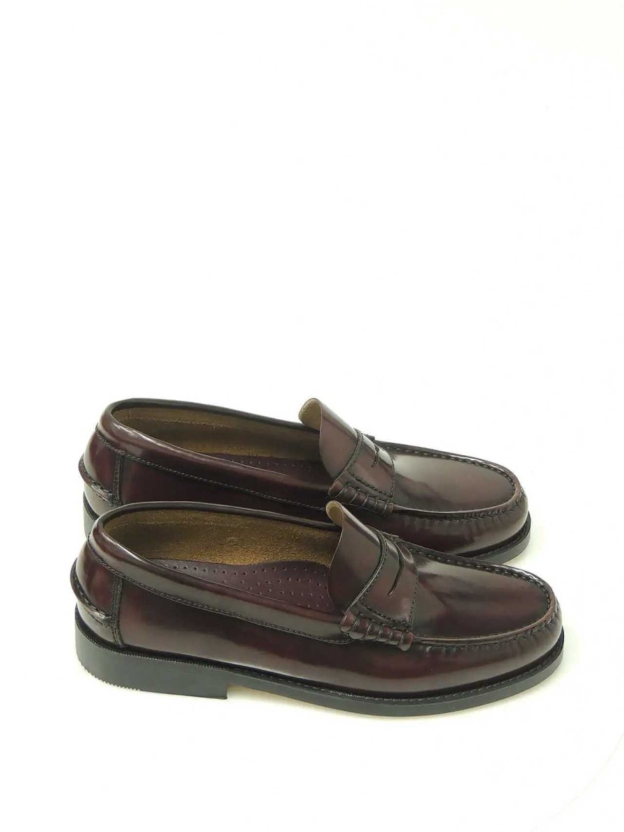 Hombre EDWARD'S | Mocasines Castellanos Edward'S 1001 Piel Burdeos