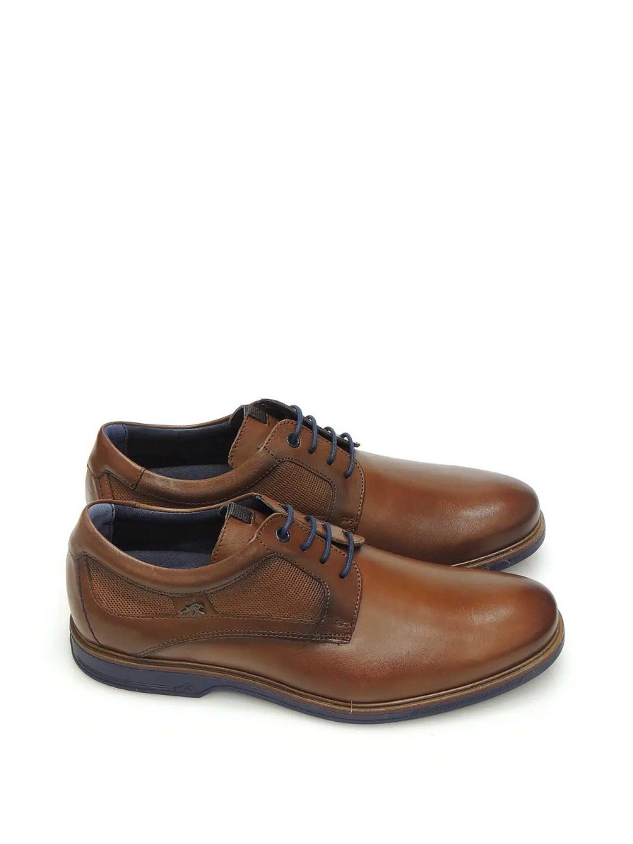 Hombre FLUCHOS | Zapatos Blucher Fluchos F1857 Piel Camel