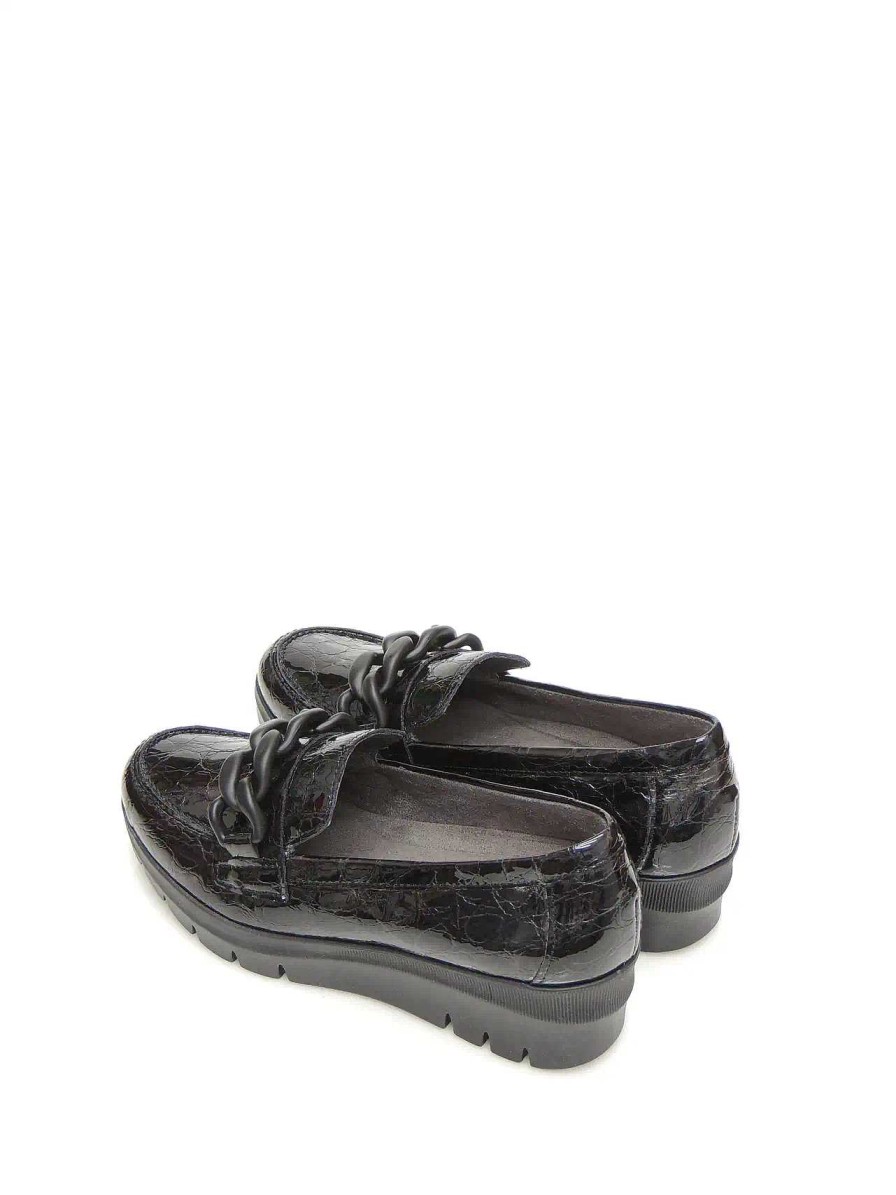 Mujer PITILLOS | Mocasines Pitillos 5341 Charol Negro