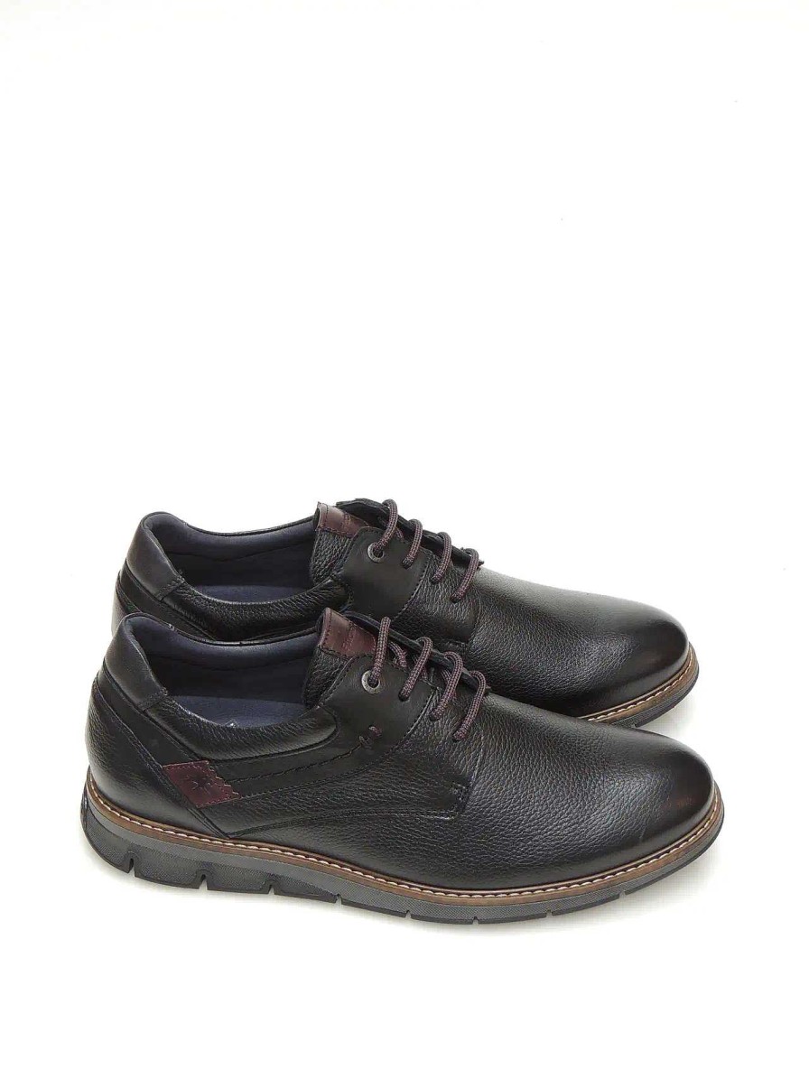 Hombre FLUCHOS | Zapatos Derby Fluchos F1578 Piel Negro