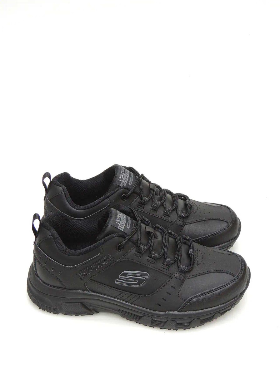 Hombre SKECHERS | Sneakers Skechers 51896 Piel Negro