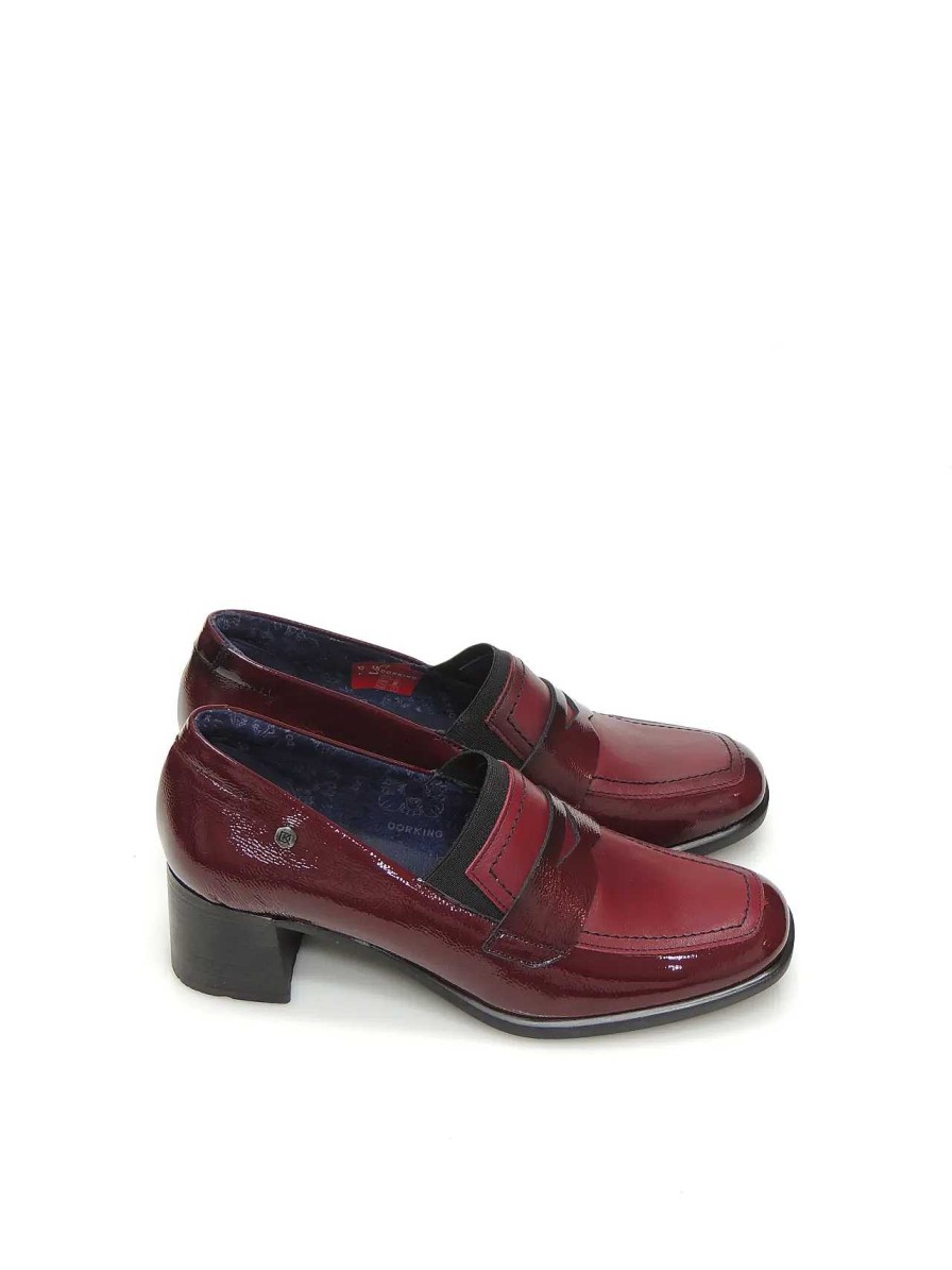 Mujer DORKING | Mocasines Dorking D9205-Nasu Piel Rojo