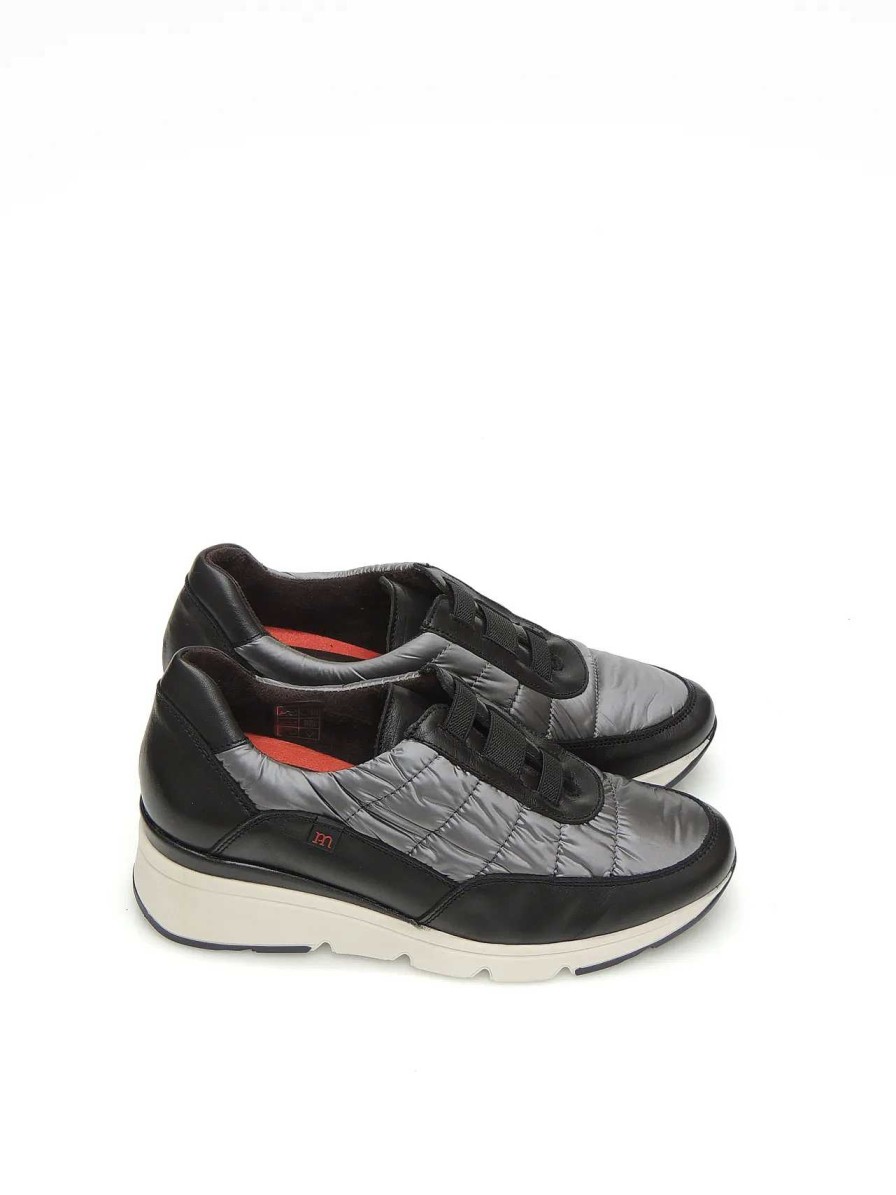 Mujer PEPE MENARGUES | Sneakers Pepe Menargues 20947 Piel Negro