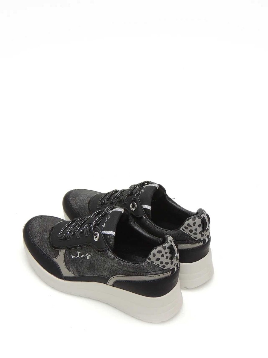 Mujer MUSTANG | Sneakers Mustang 60364 Polipiel Negro