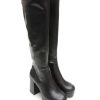 Mujer MUSTANG | Botas Cana Alta Mustang 53130 Polipiel Negro