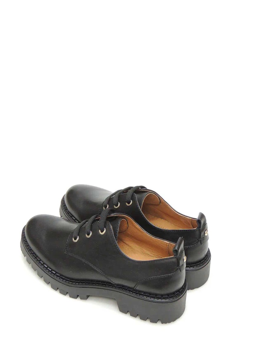 Mujer PIKOLINOS | Zapatos Blucher Pikolinos W6P-4632 Piel Negro