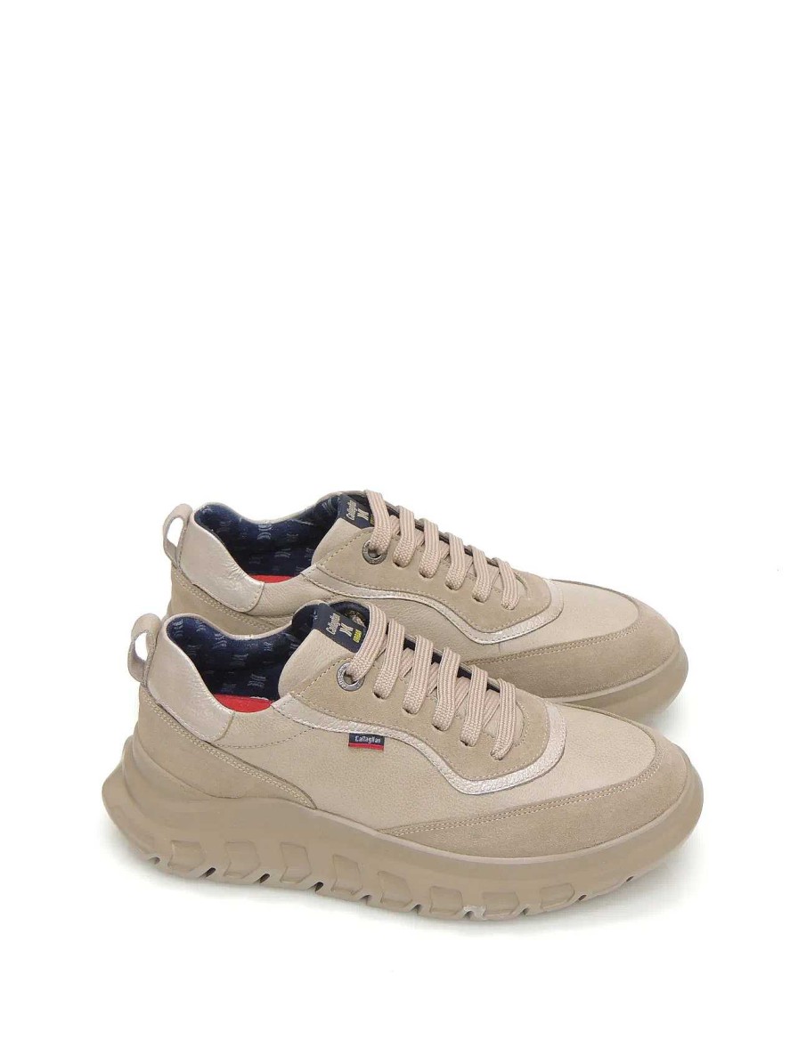 Mujer CALLAGHAN | Sneakers Callaghan 56000 Piel Beige