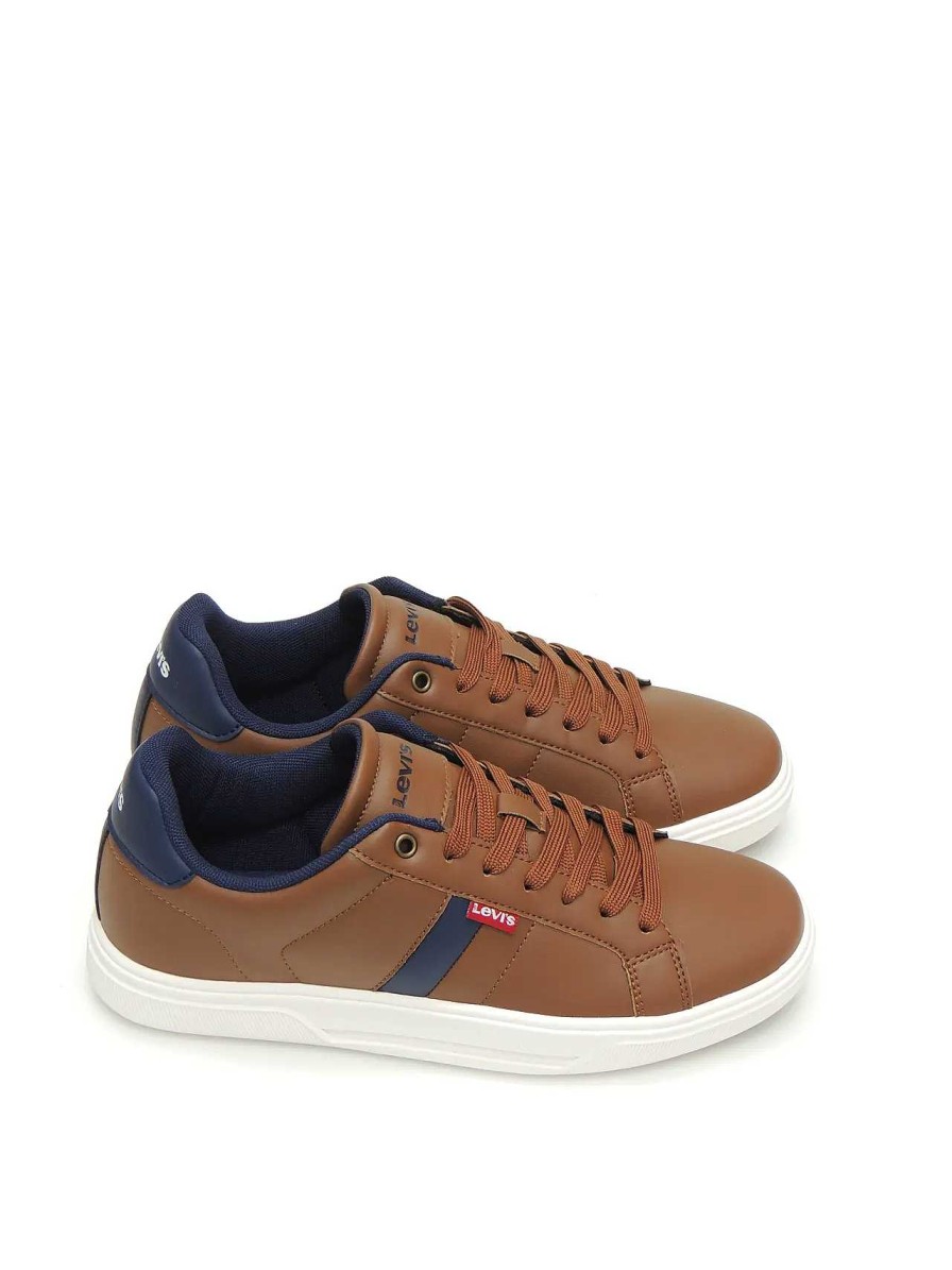 Hombre LEVIS | Sneakers Levis 235431 Piel Marron