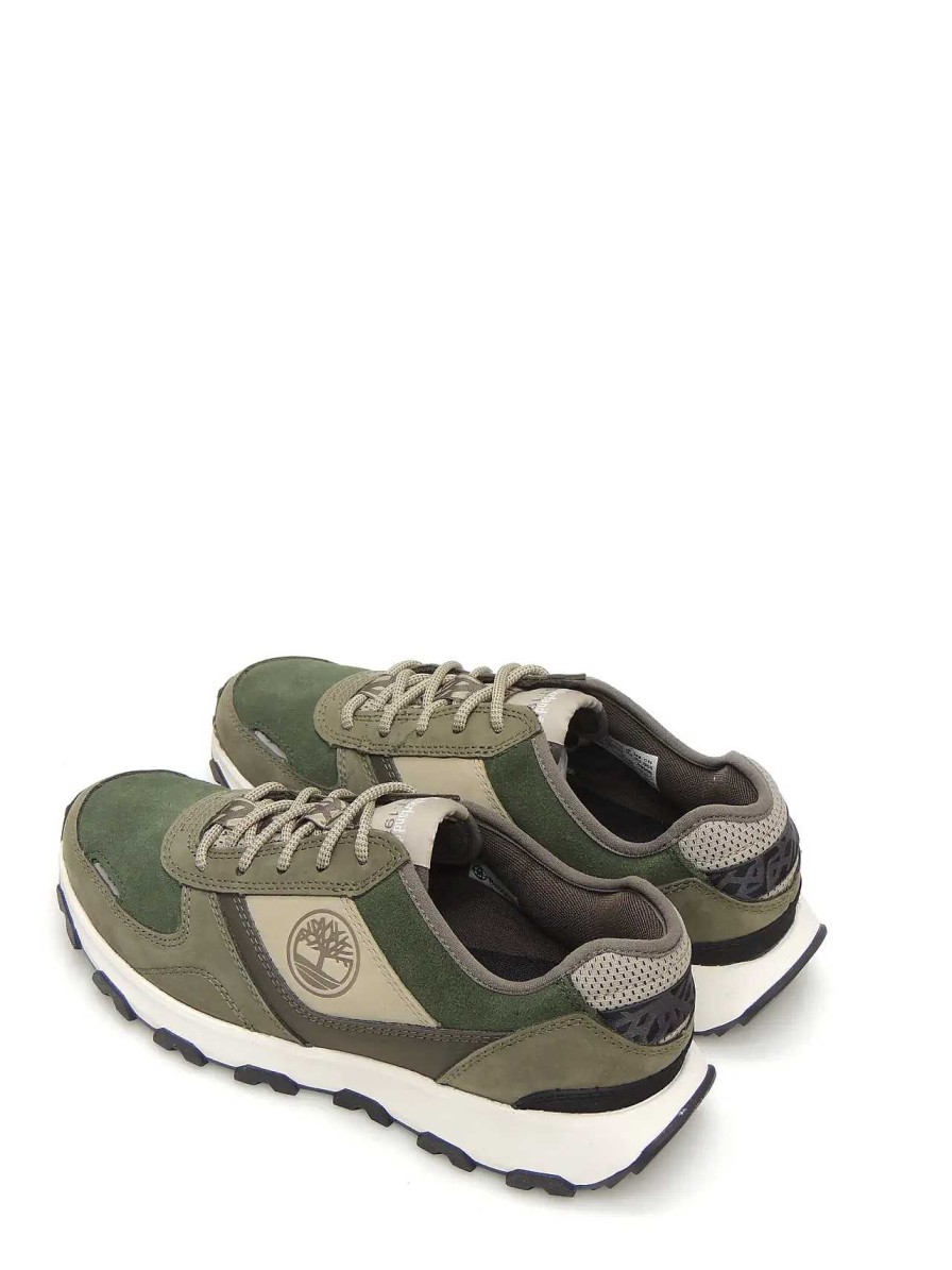 Hombre TIMBERLAND | Sneakers Timberland 5Wyg9911 Nobuk Verde