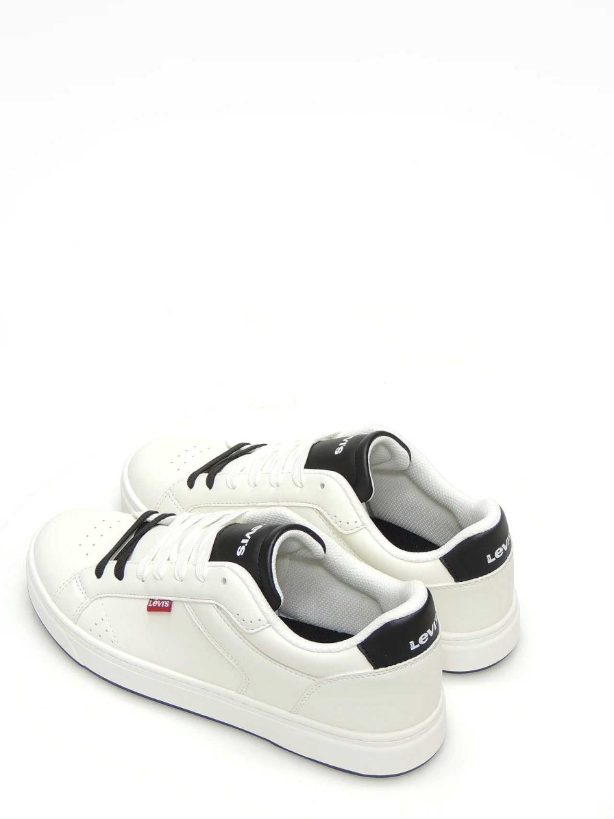 Hombre LEVIS | Sneakers Levis 235438 Polipiel Blanco