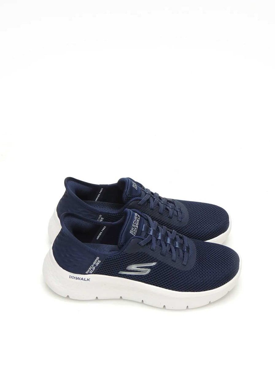 Mujer SKECHERS | Sneakers Skechers 124975 Textil Marino