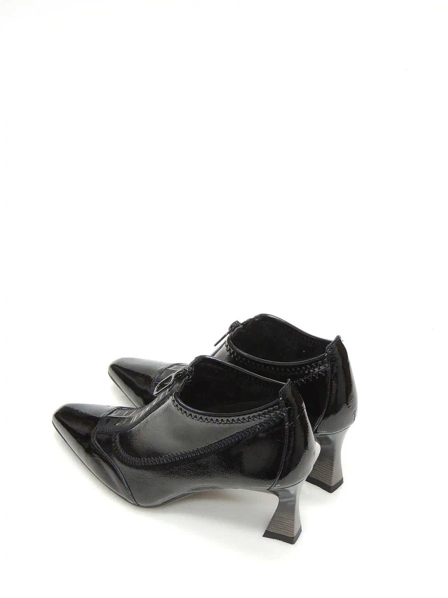 Mujer HISPANITAS | Zapatos Abotinados Hispanitas Hi233120 Charol Negro