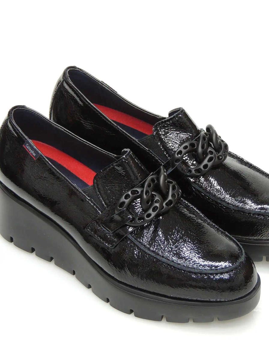 Mujer CALLAGHAN | Mocasines Callaghan 32110 Charol Negro