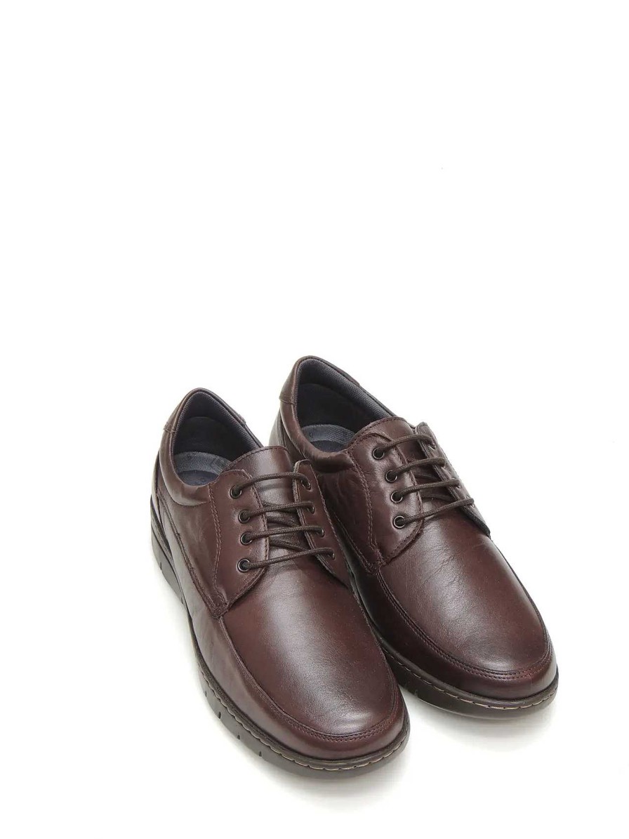 Hombre PITILLOS | Zapatos Derby Pitillos 110 Piel Marron