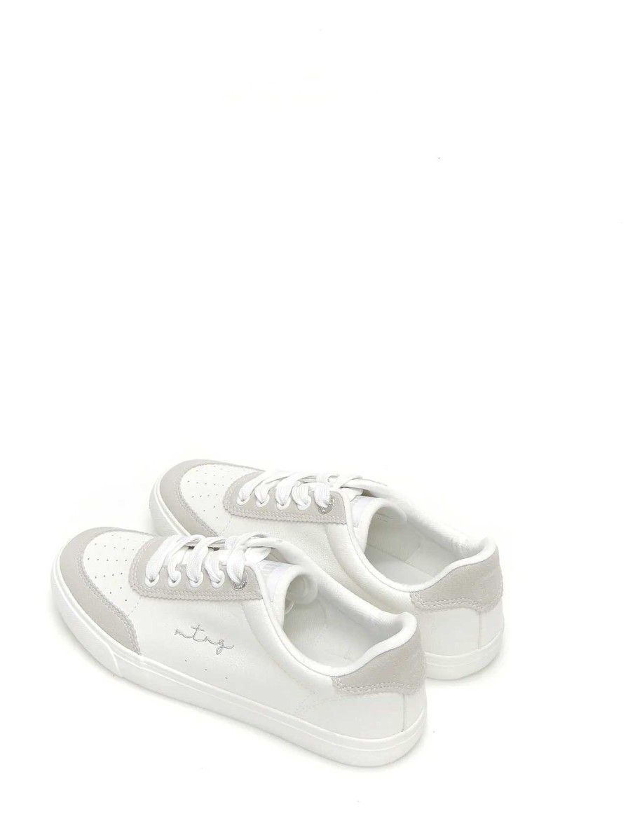 Mujer MUSTANG | Sneakers Mustang 60386 Polipiel Blanco