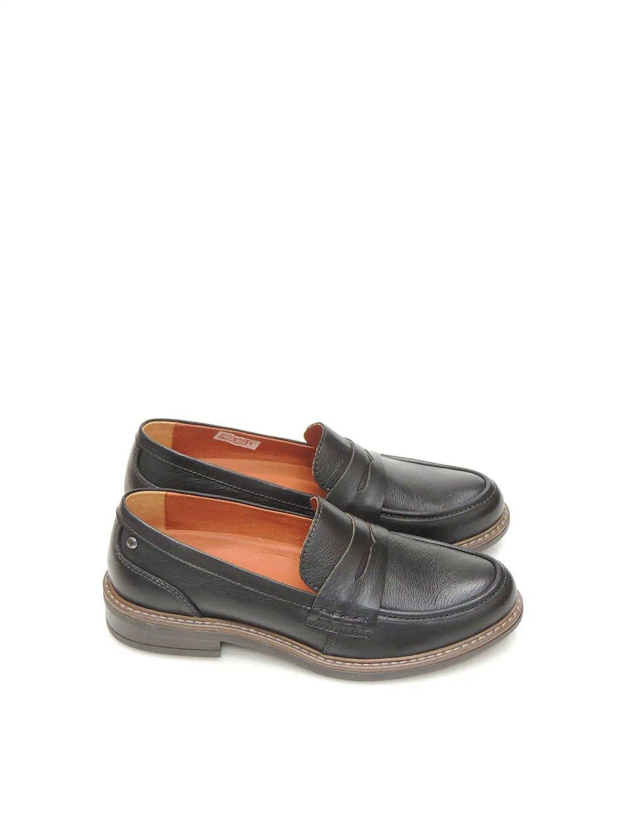 Mujer PIKOLINOS | Mocasines Pikolinos W8J-3541 Piel Negro