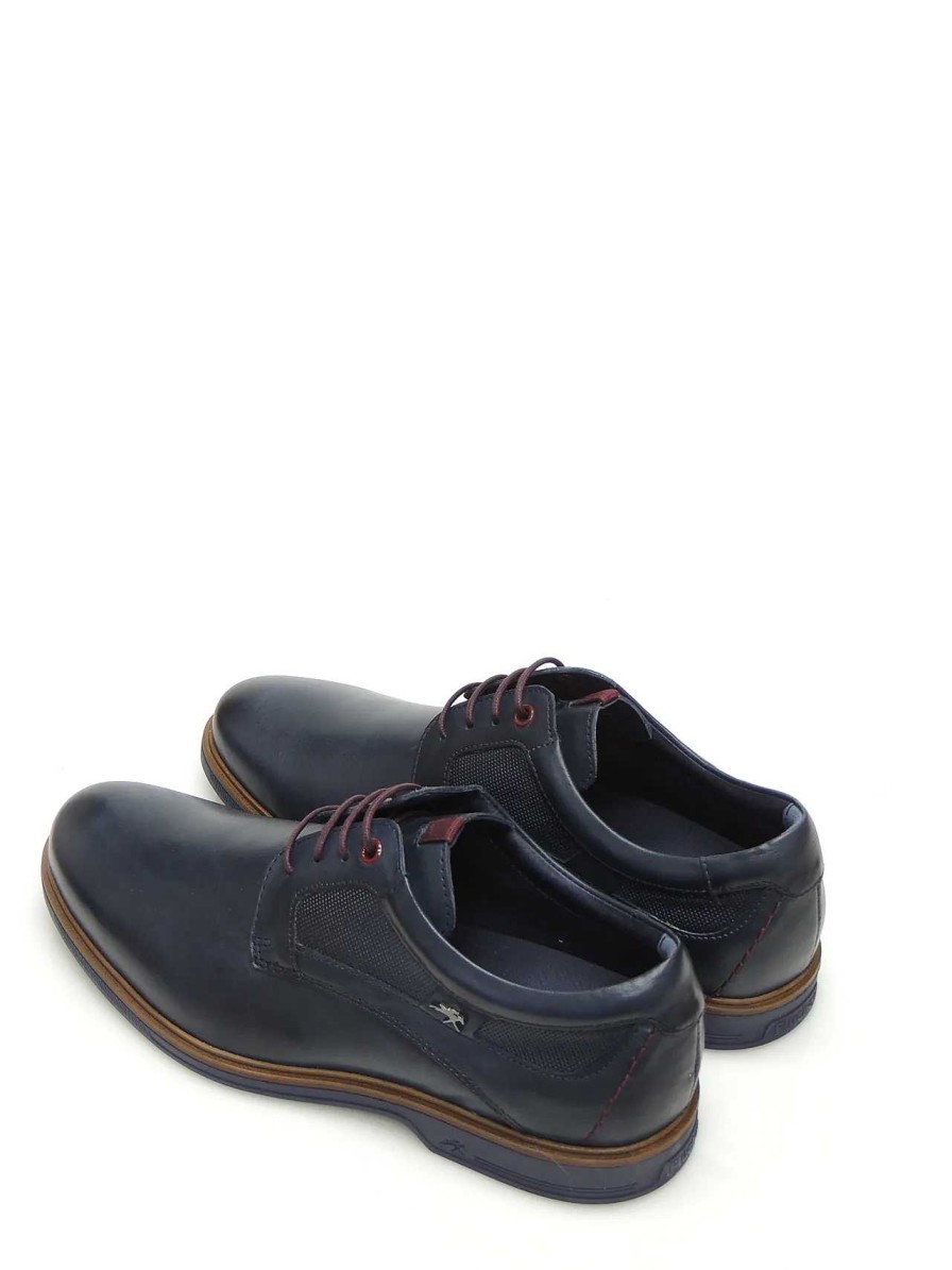 Hombre FLUCHOS | Zapatos Blucher Fluchos F1857 Piel Marino